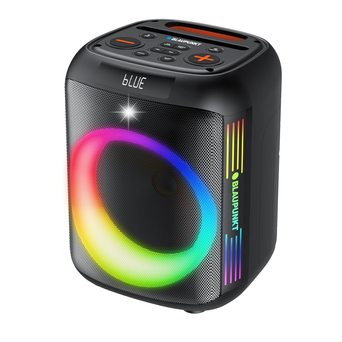 20W Harmony Portable Bluetooth Party Speaker with LED Lights & FM Radio
