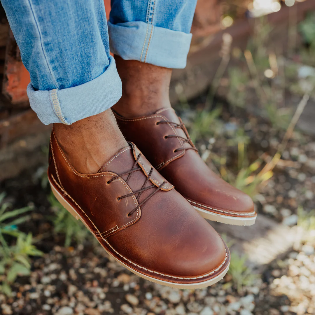 Men's Genuine Leather Vellies