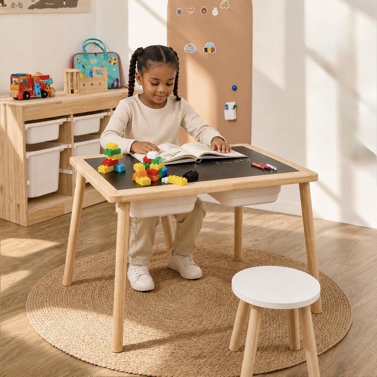 Kids Sensory Activity Table Set