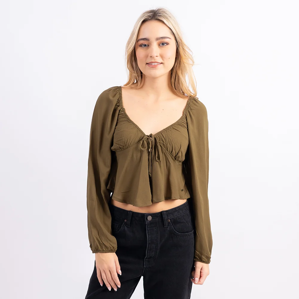 Ladies Noah Nayal Floral Long Sleeve Top