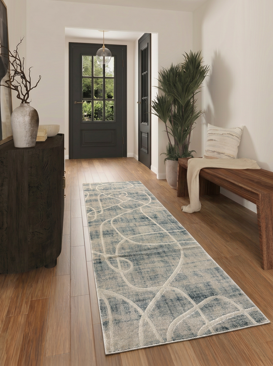 Chic Geometric Blue