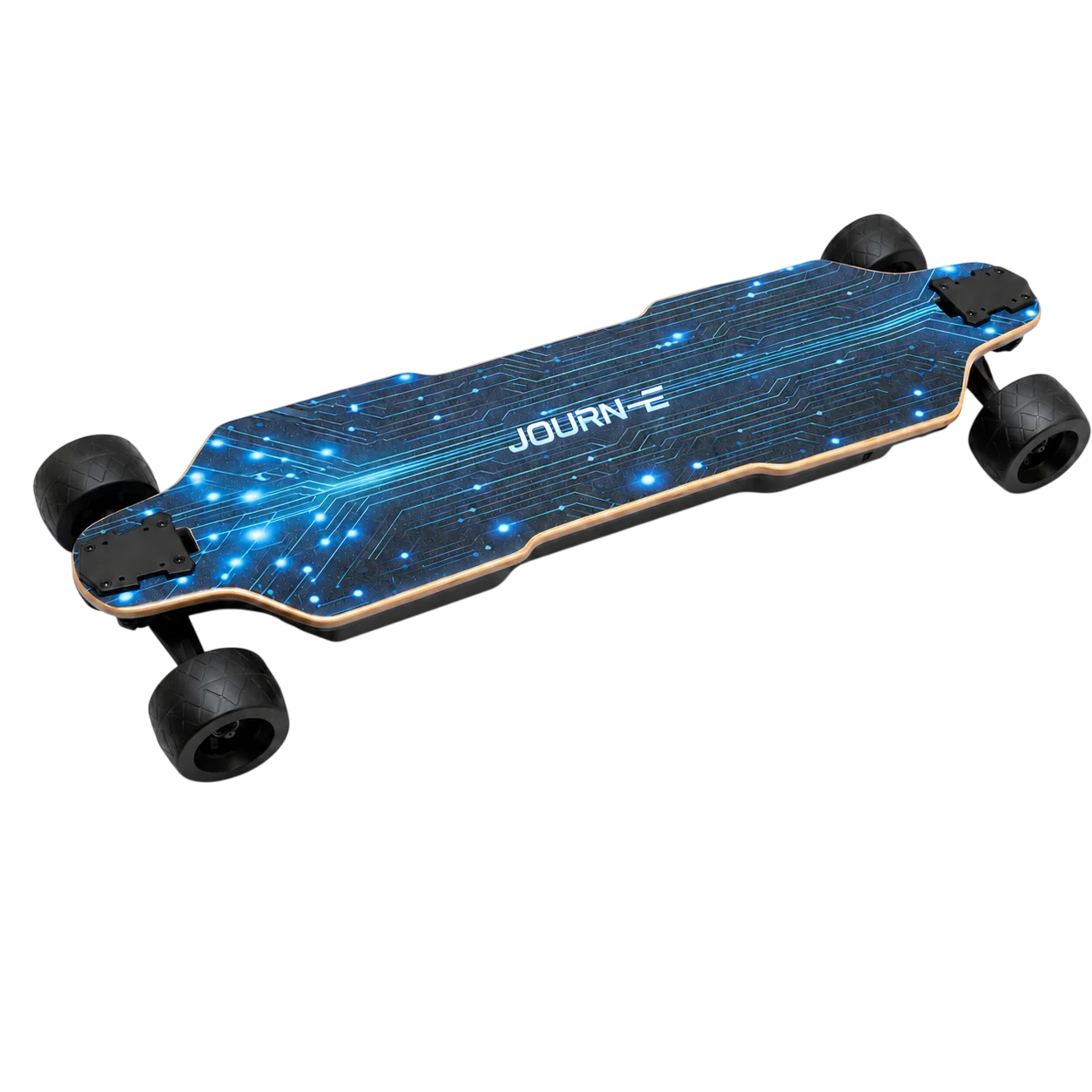 1600W Spartan Dual-Hub Long Range Electric Longboard Skateboard