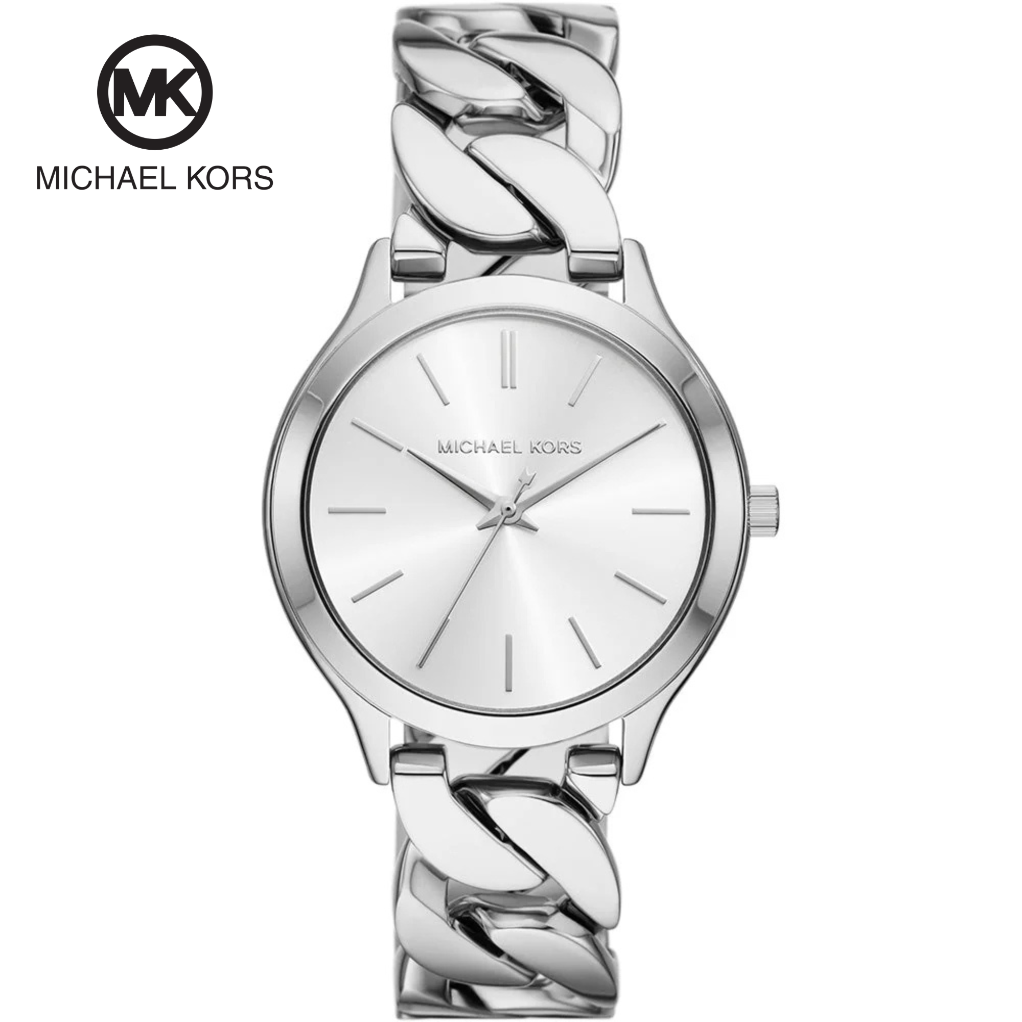 Ladies Slim Runway Three-Hand Stainless Steel Watch