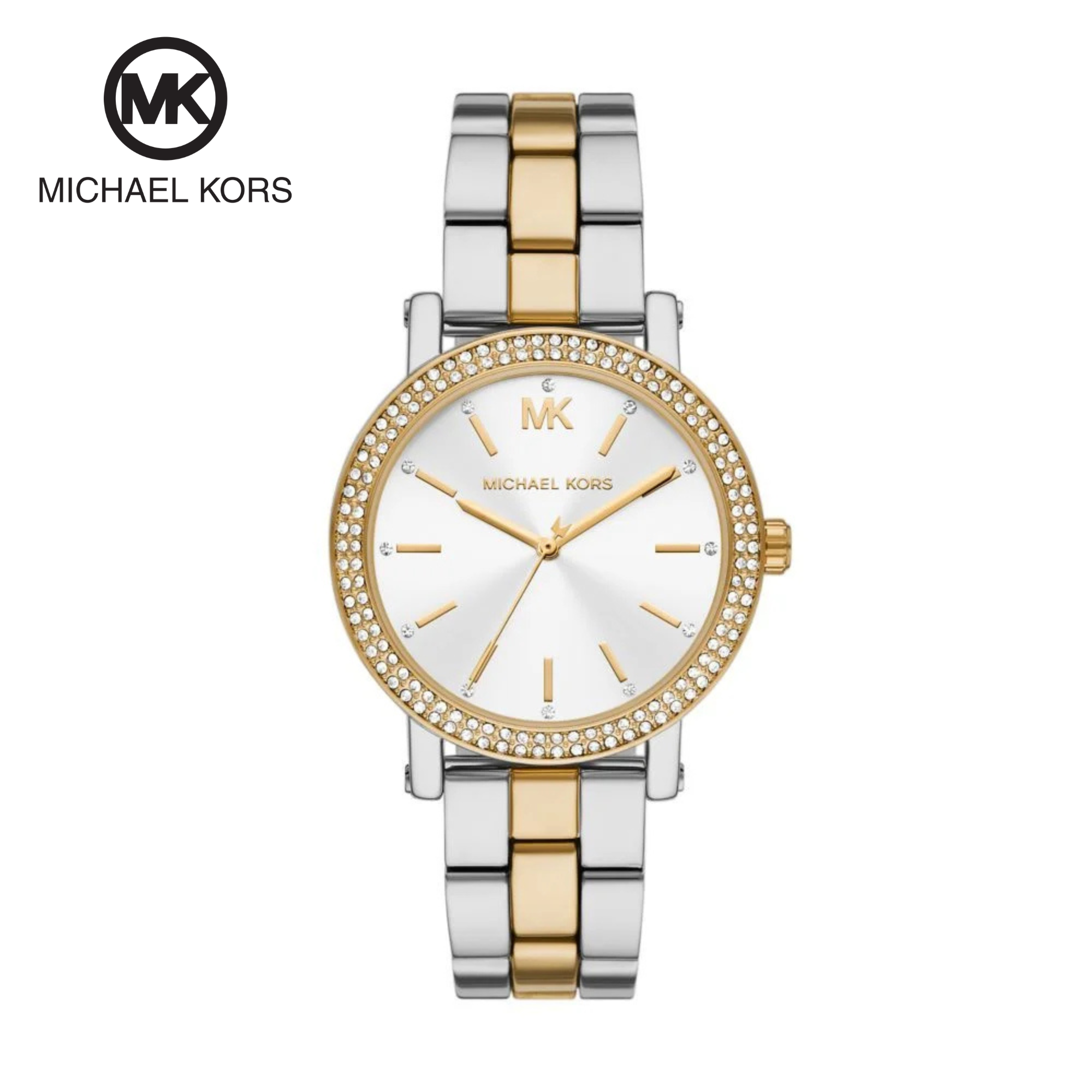 Ladies Corey Three-Hand Two-Tone Stainless Steel Watch