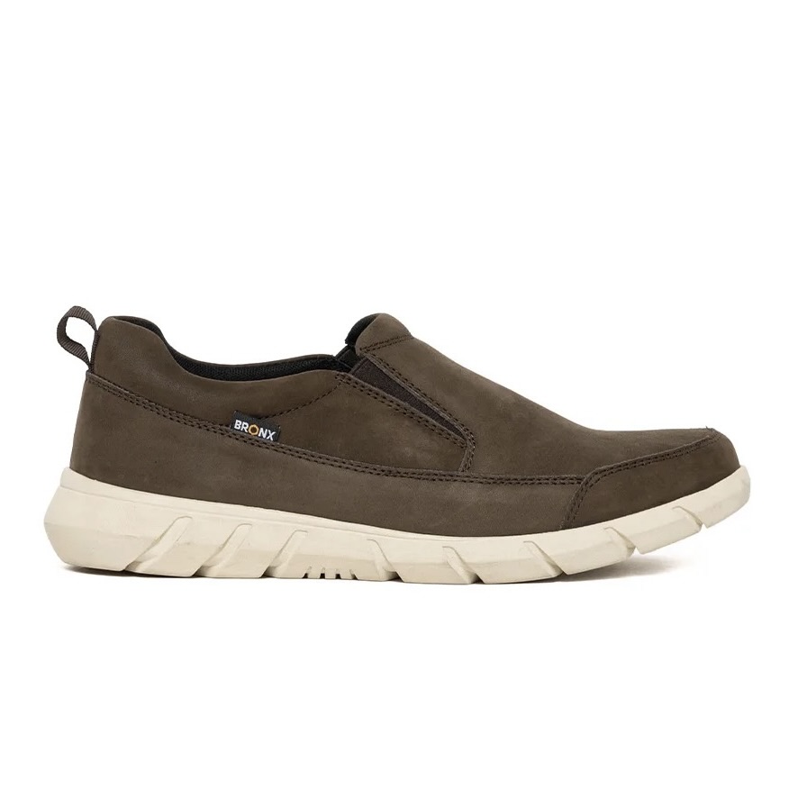 Men's Genuine Leather Aiden Choc Slip-On Casual Shoes