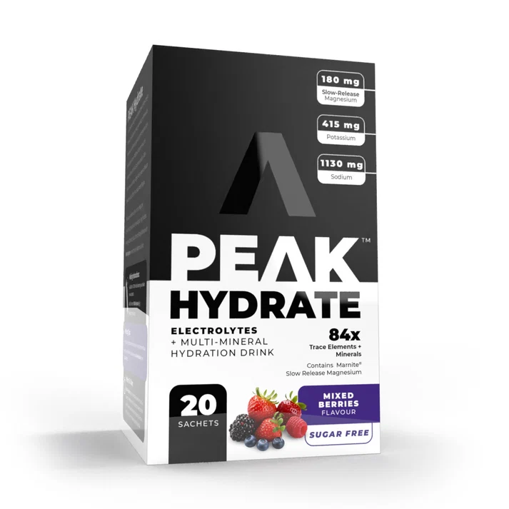PEAK Hydrate Electrolytes and Mineral Drink Sachets (20's)