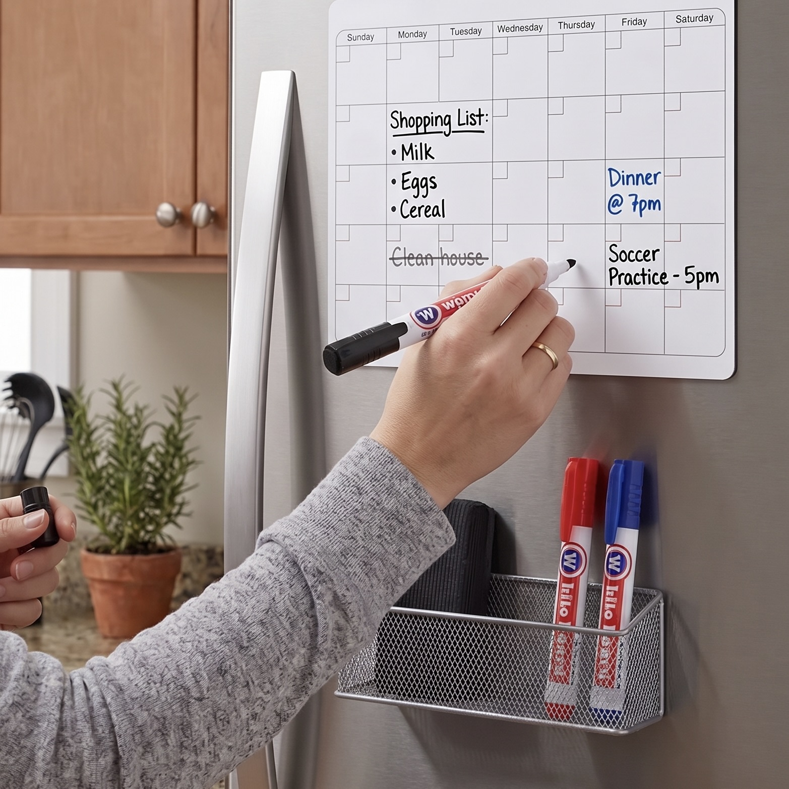 2x 4-Piece Whiteboard Marker Sets