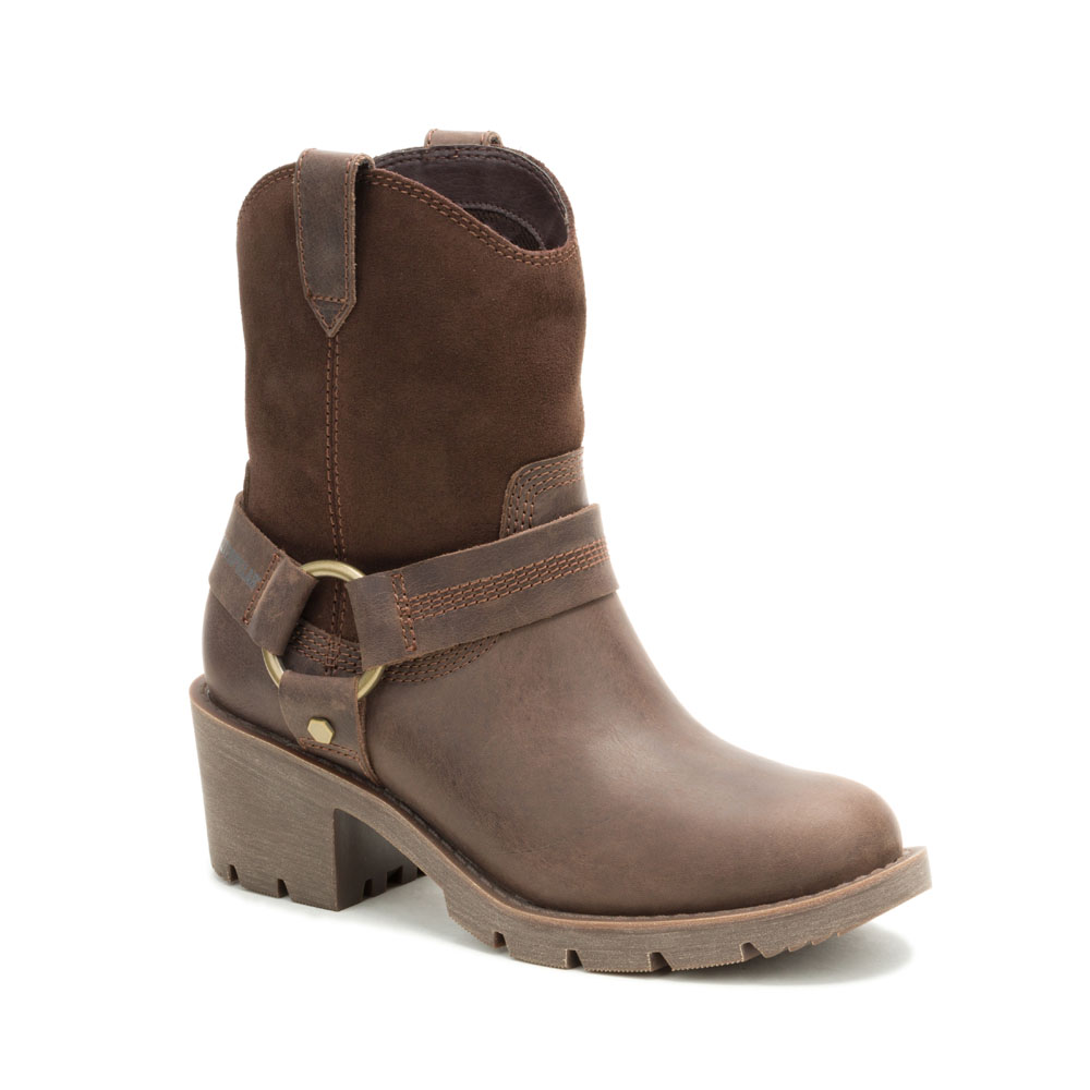 Ladies Genuine Leather Rewrite Harness Boots