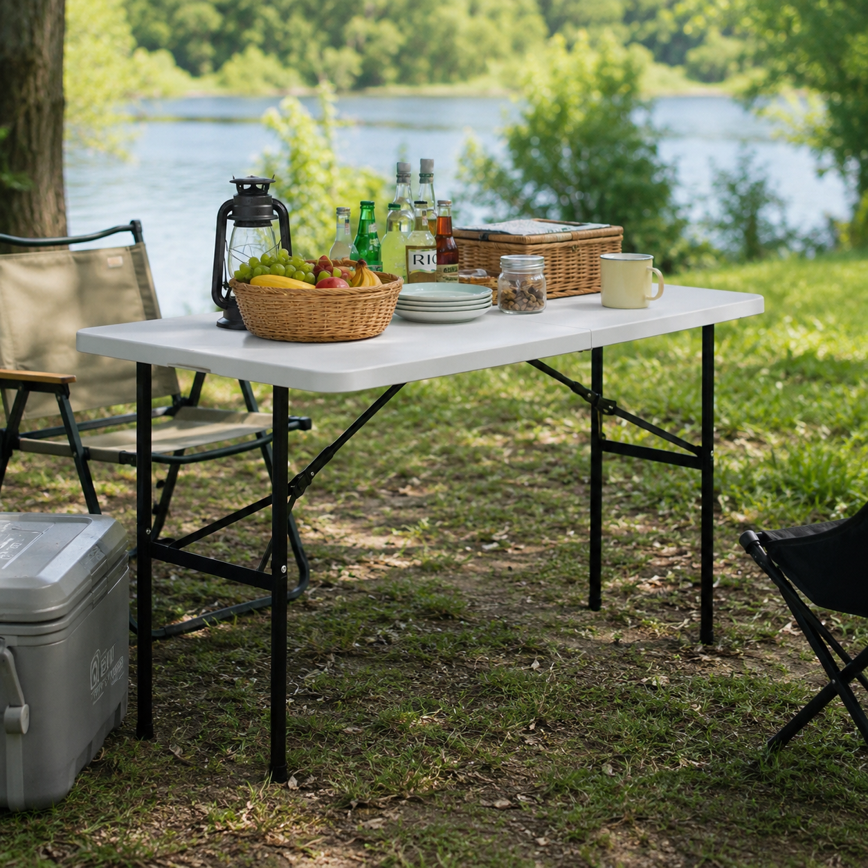 1.2m Foldable Indoor and Outdoor Table