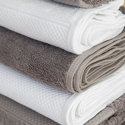 2x 520gsm Zero Twist Premium Bath Towels