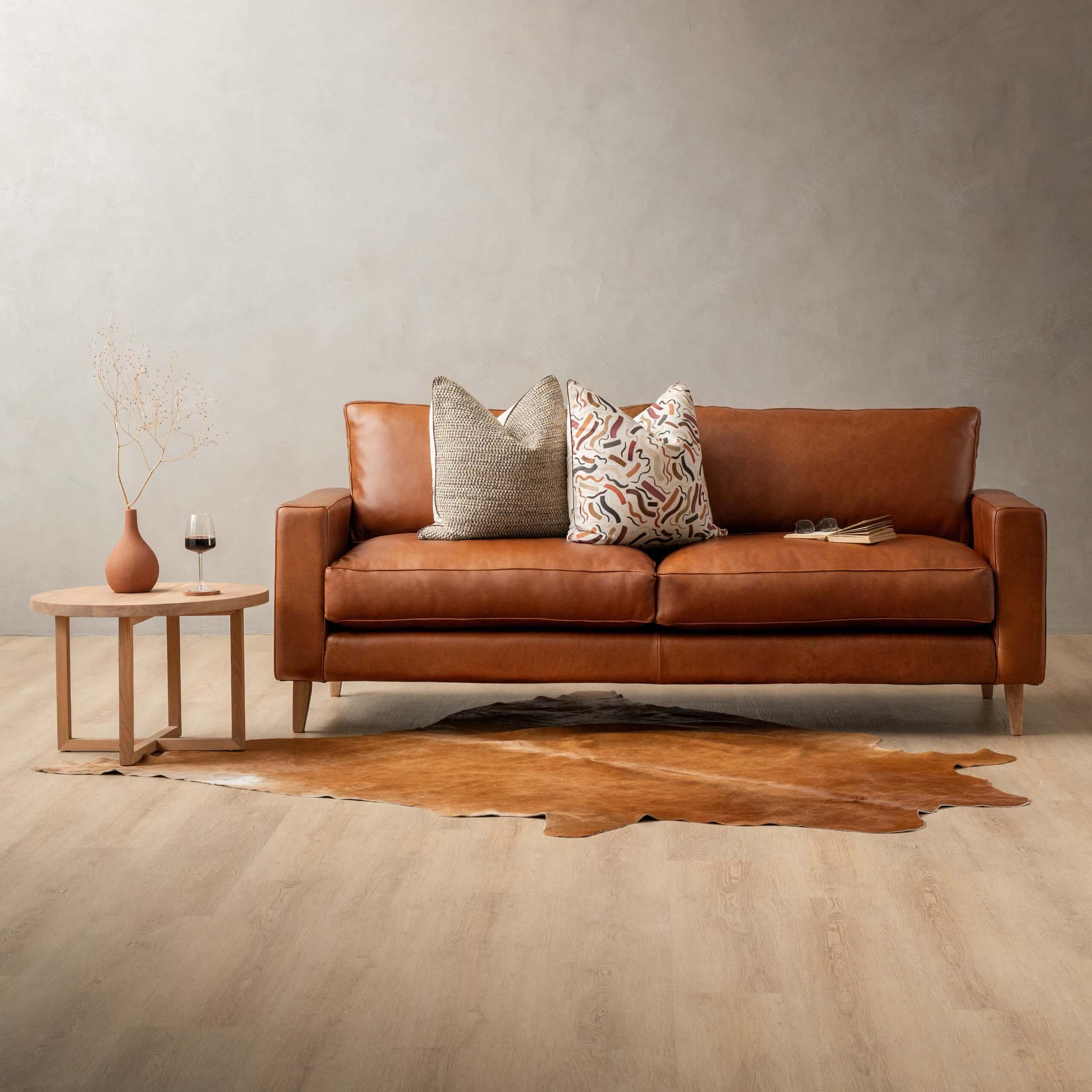 Hamlet 3-Seater Leather Couch
