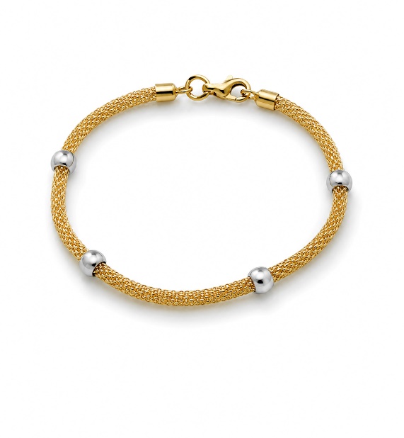 Ladies Two-Tone Glow Bracelet