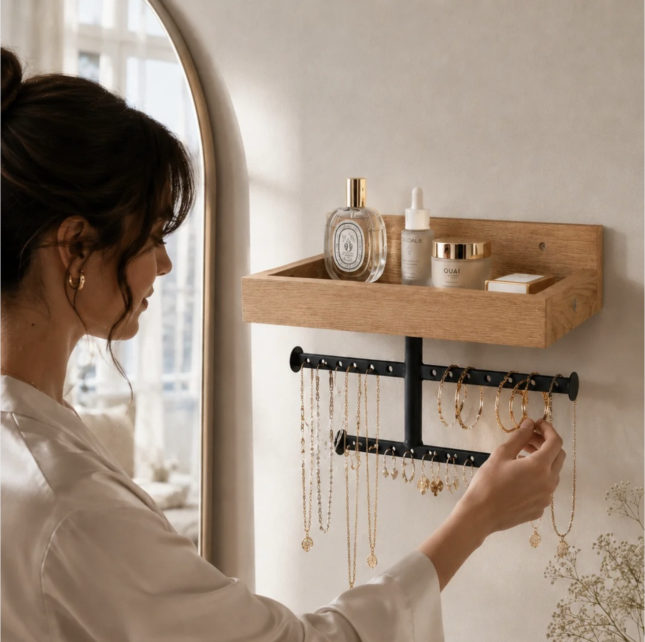 Verona Wall-Mounted Jewellery Organiser