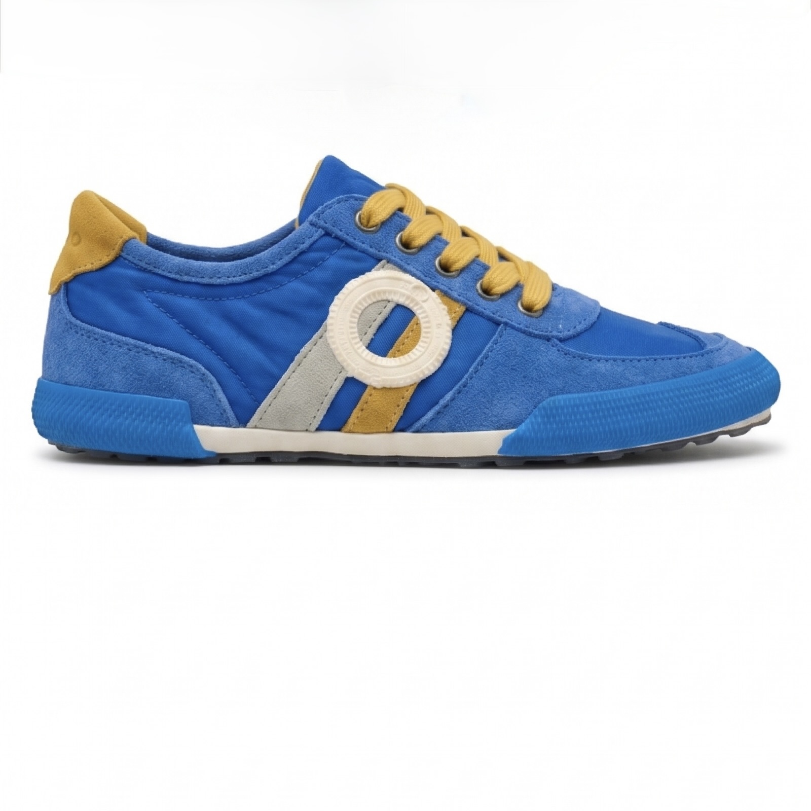 Ladies Bright Set Genuine Suede Sneakers