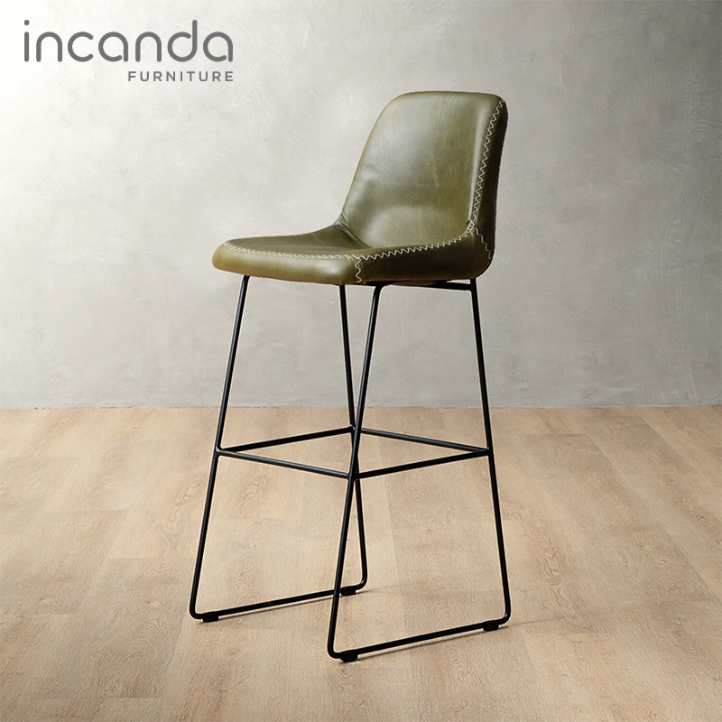 Hand-Stitched Full-Grain Leather Chair