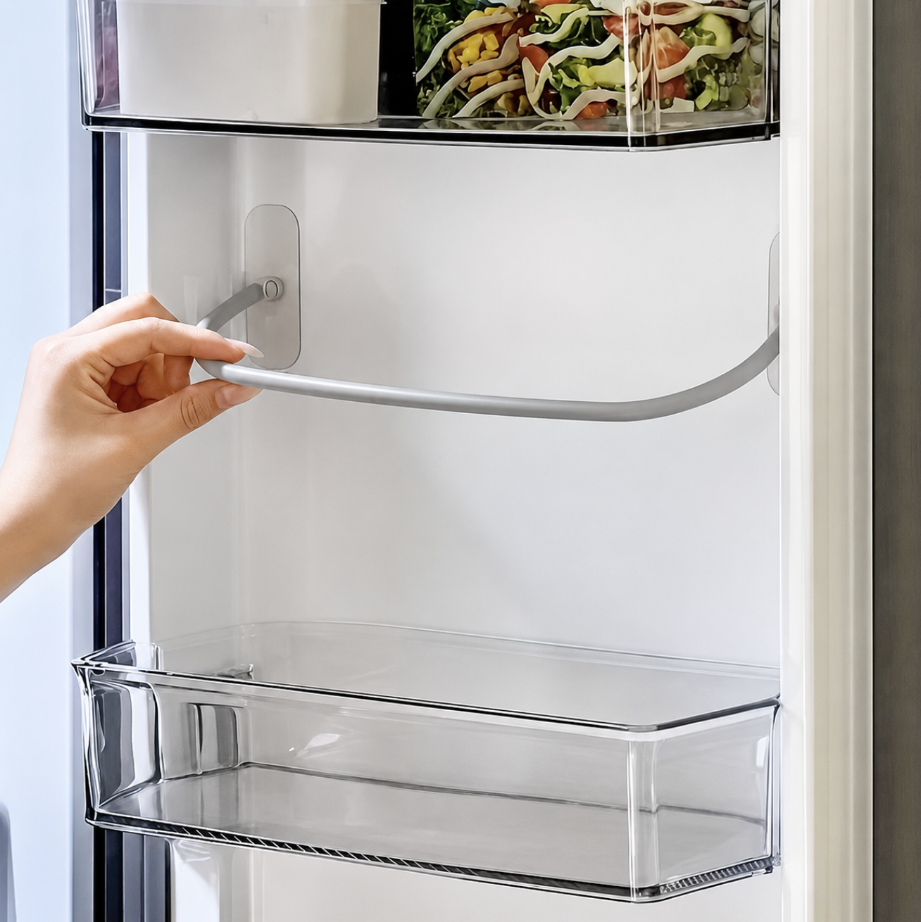 2x Self-Adhesive Refrigerator Stabiliser Bars
