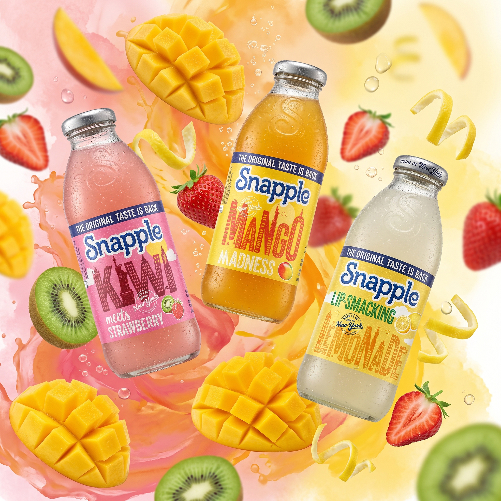 12x 473ml Glass Bottles