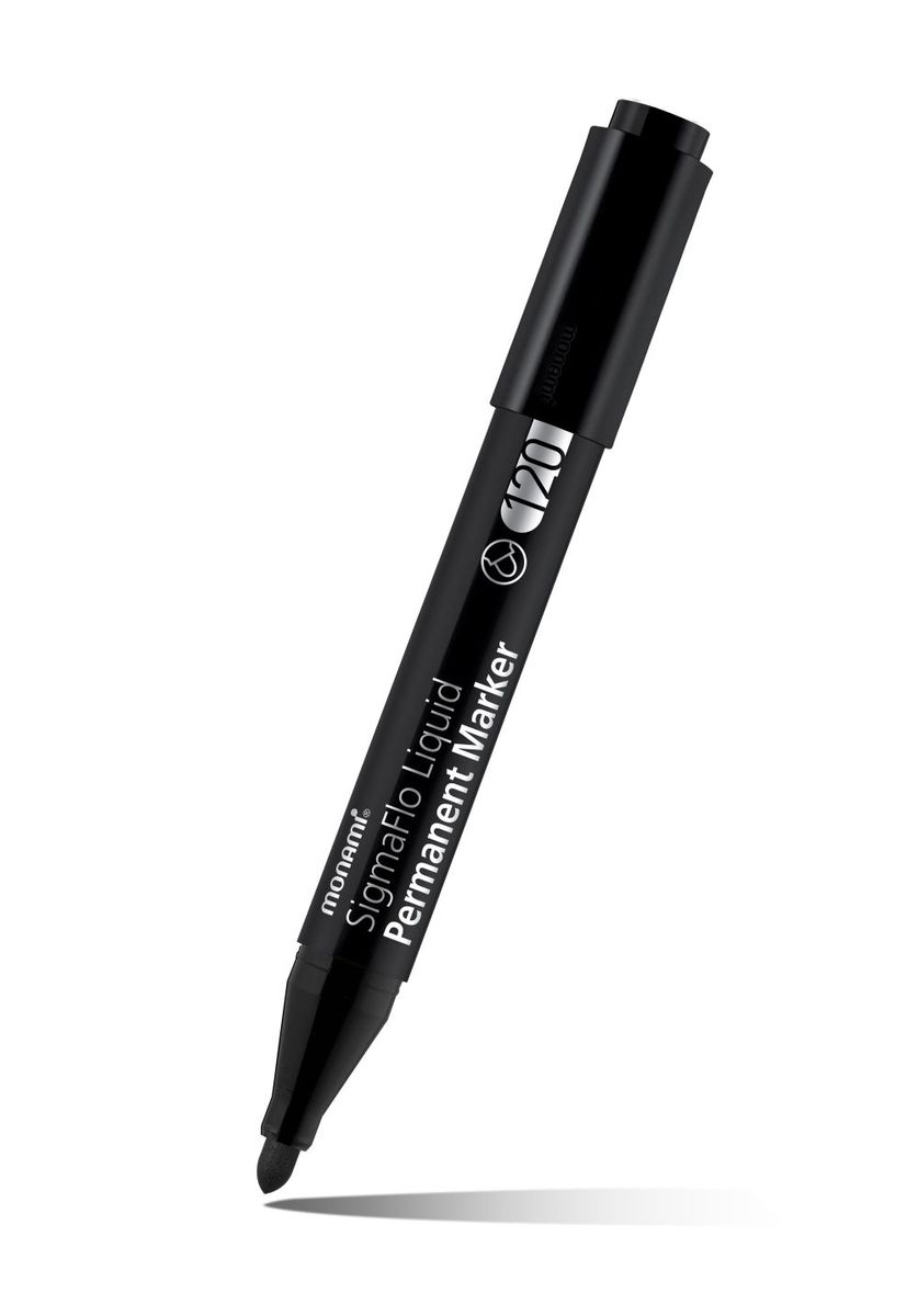 12x SigmaFlo Liquid Permanent Markers