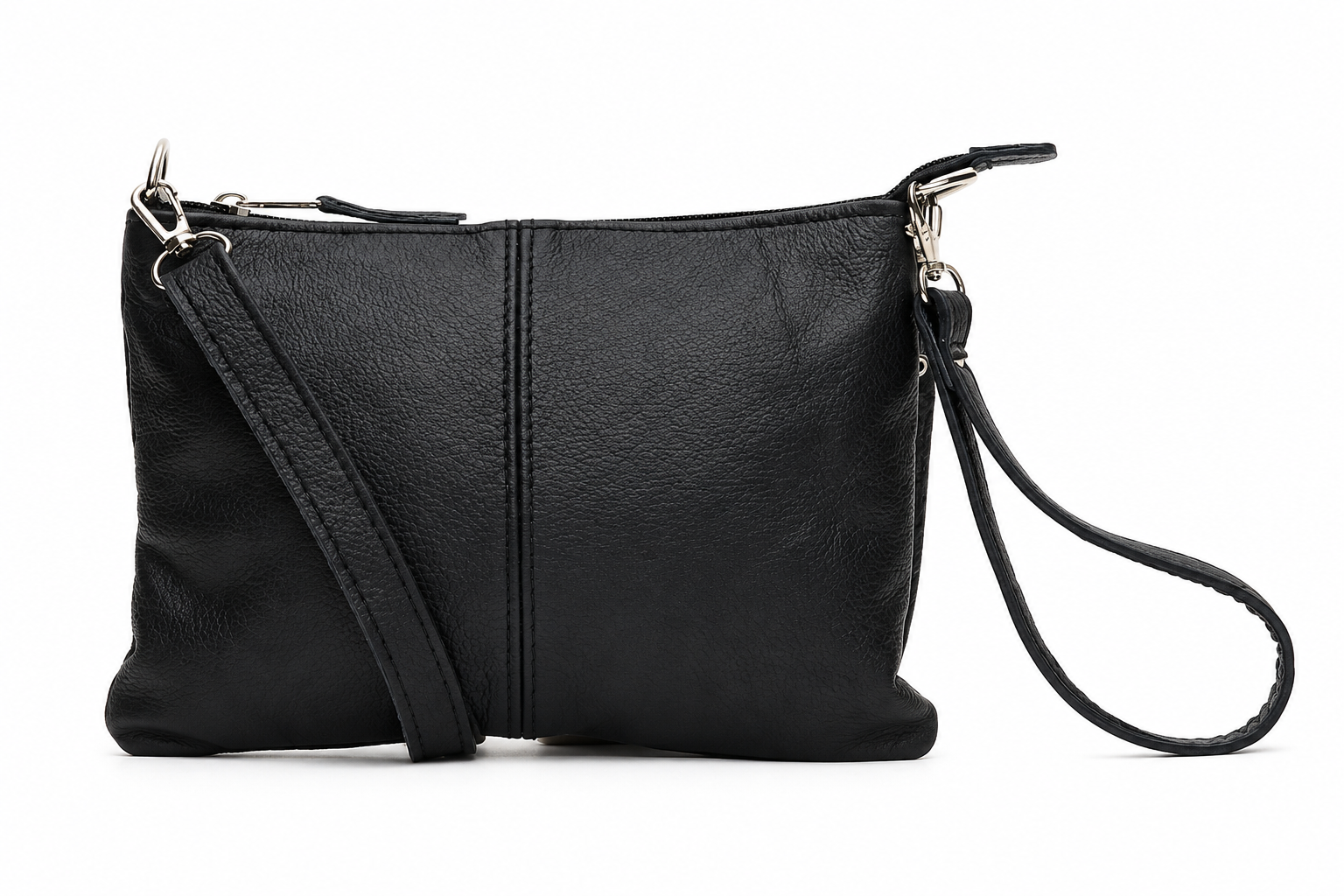 Genuine Leather Sage Crossbody/Clutch Bag