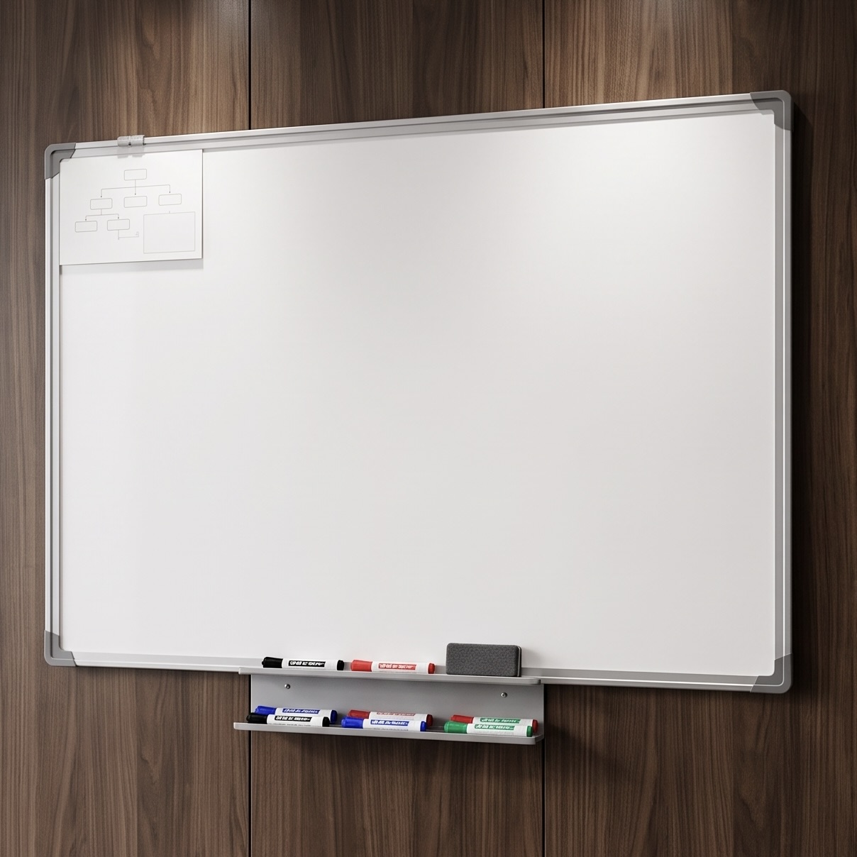 Premium Magnetic Whiteboard with Aluminium Frame