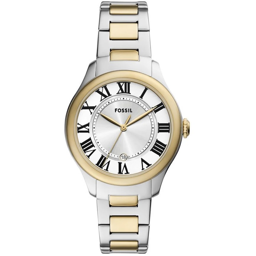 Ladies Gilmore Three-Hand Date Two-Tone Stainless Steel Watch
