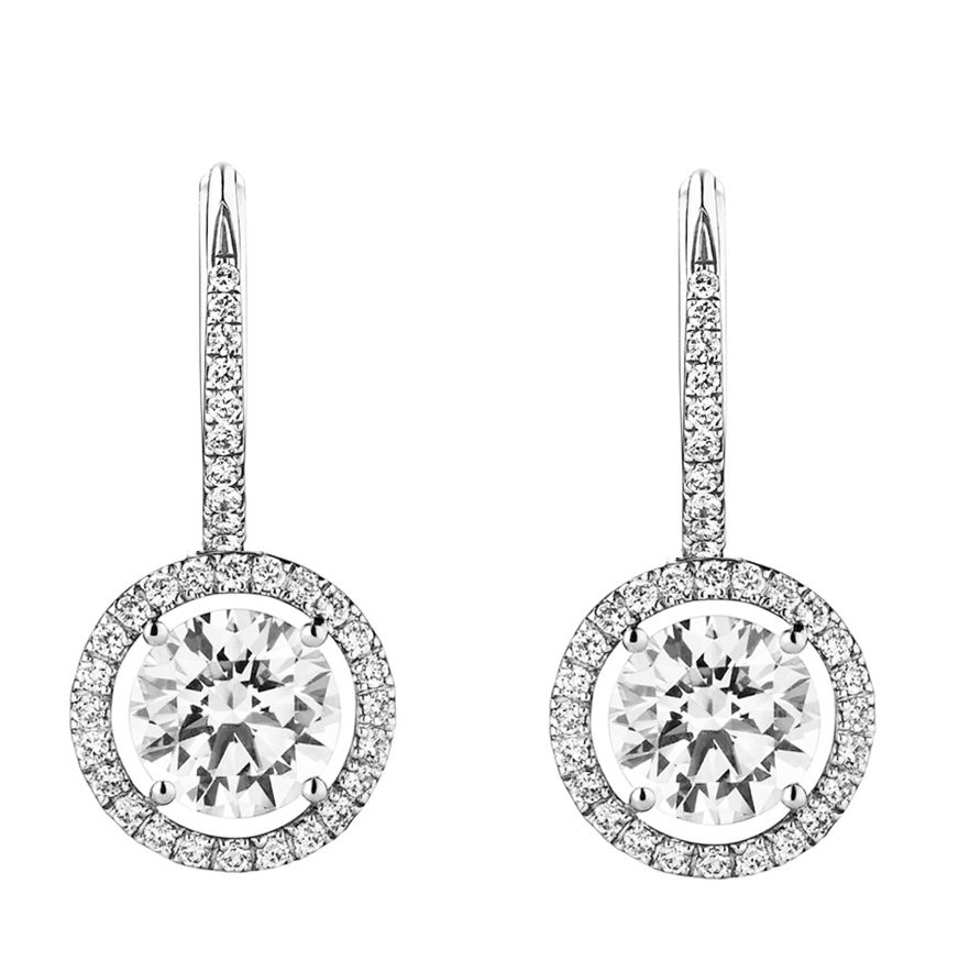 Amelia Drop Earrings with Swarovski Crystals