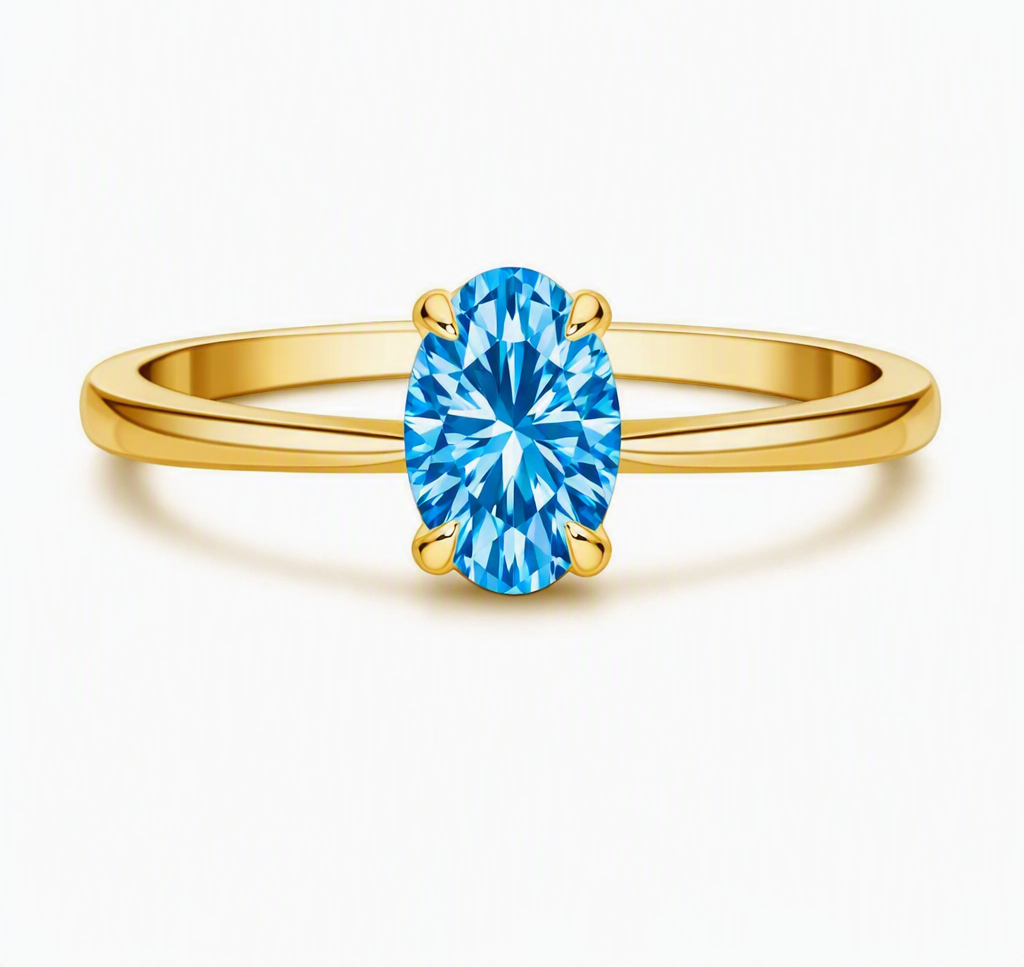 Yellow Gold - Oval Cut