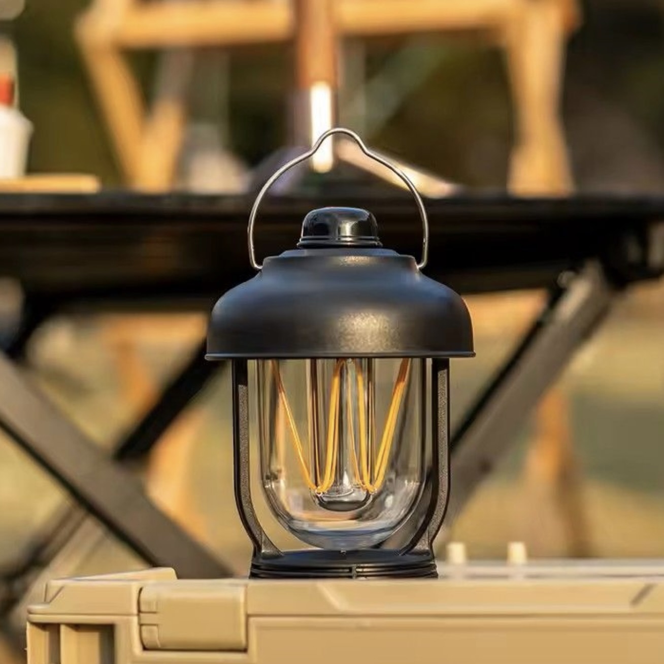 2x Rechargeable Adjustable Portable Waterproof LED Camping Lanterns