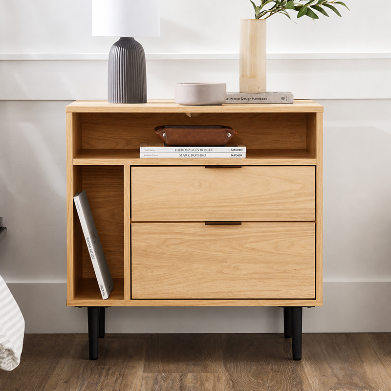 Delphi Side Table with 2 Drawers