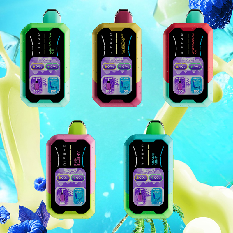 5x MixPro 40000 Puff Disposable Vapes with LED Display