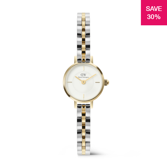 Alignment Dial 30% off on Ladies Petite Mini Arch 3-Link Watch | OneDayOnly