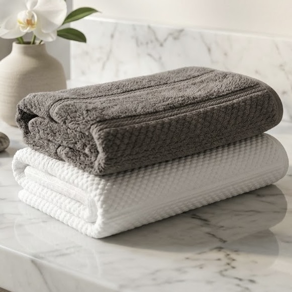 3x 520gsm Zero Twist Premium Hand Towels