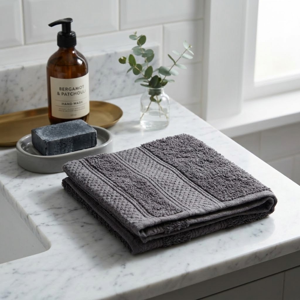 4x 520gsm Zero Twist Premium Face Towels