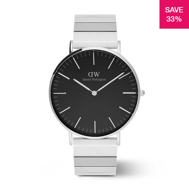 Alignment Dial 33% off on Men's Piano Link Watch | OneDayOnly