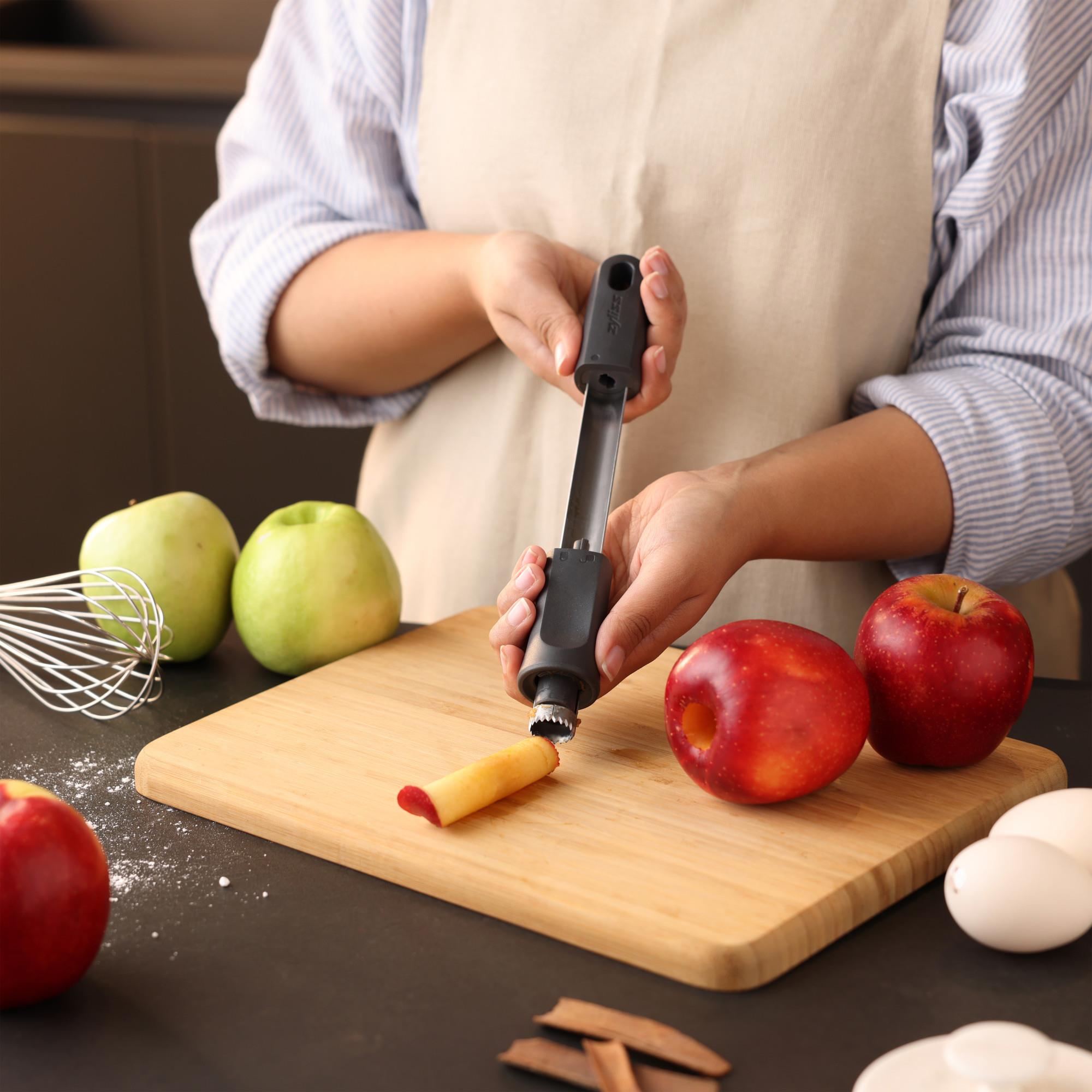 Stainless Steel Twist-and-Slide Apple Corer