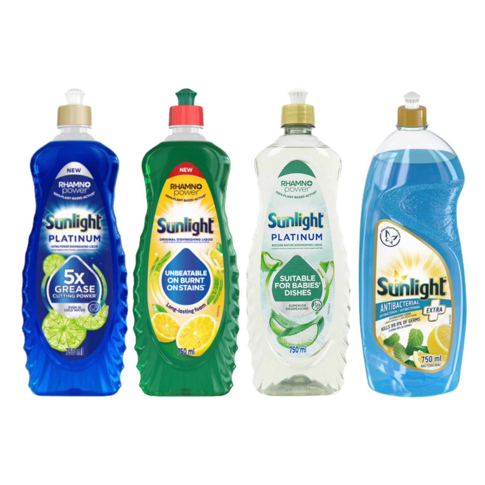 5x 750ml Dishwashing Liquids