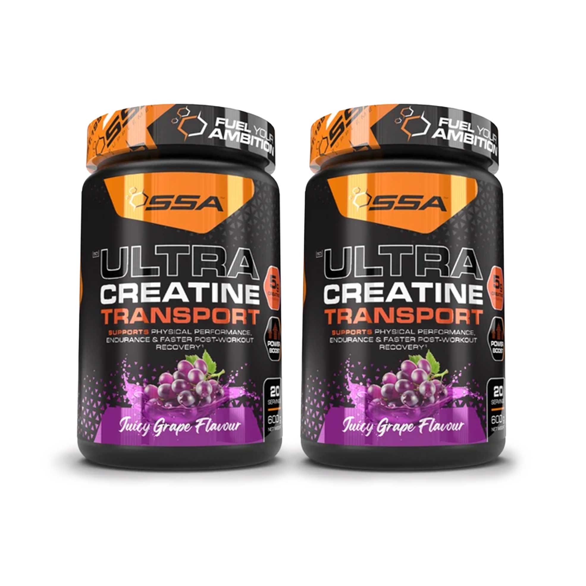 2x 600g Flavoured Ultra Creatine Transports