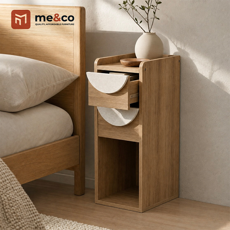 Mason Slim 2-Drawer Pedestal
