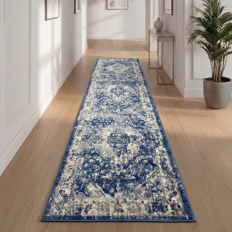 Rosette Runner Rug Collection