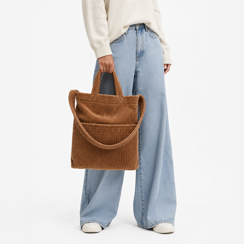 Ally Corduroy Shopper Bag