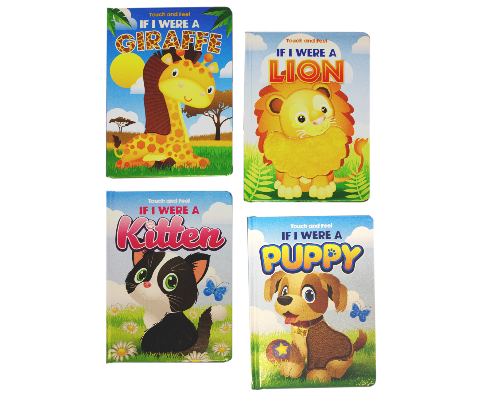 If I Were a... Touch and Feel Board Books (4 Books)