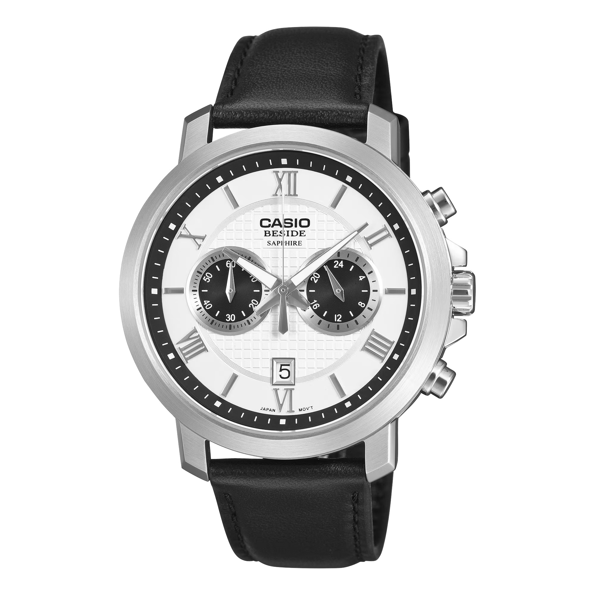 Men's Chronograph Leather Watch