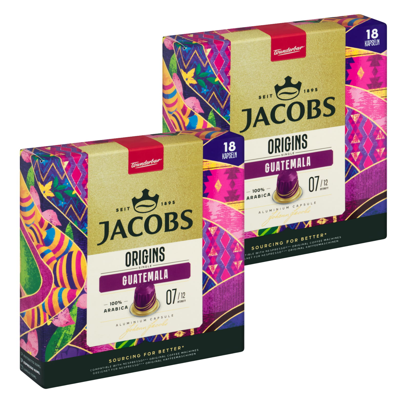 2x 18's Origins Aluminium Coffee Capsules