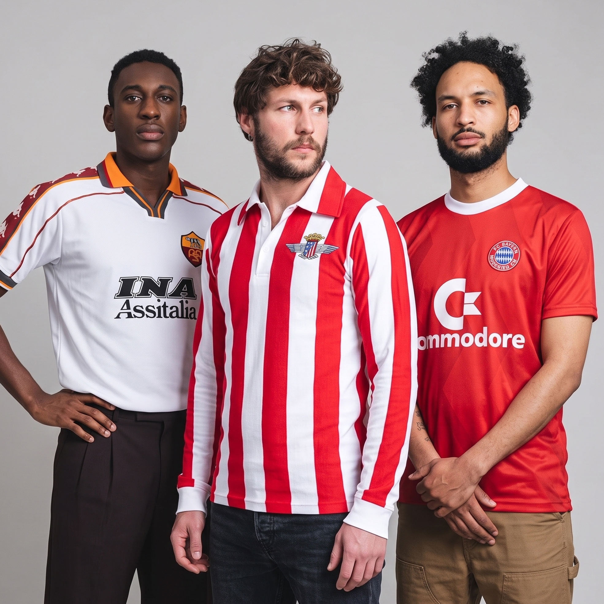 Unisex Retro Club Football Jerseys