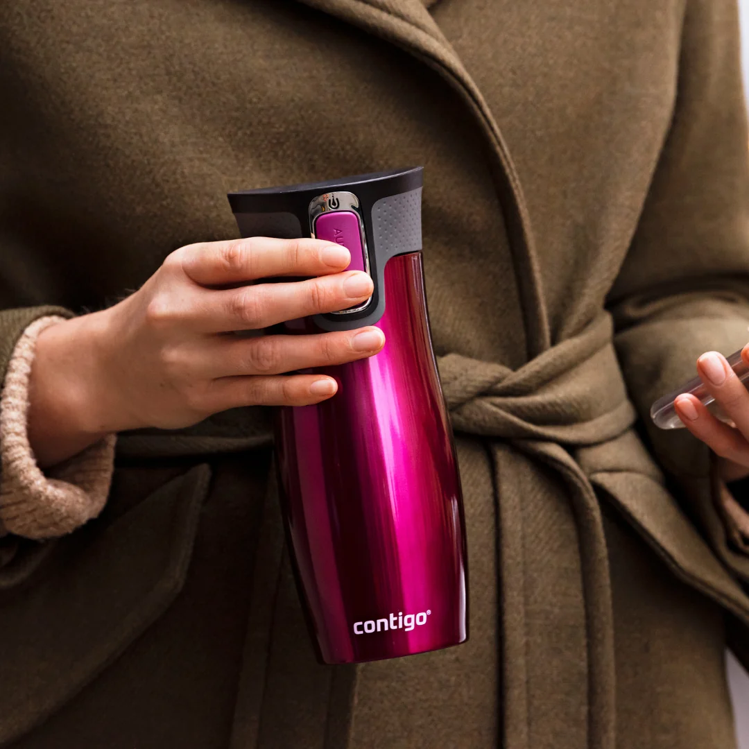 460ml West Loop Autoseal Stainless Steel Travel Mug