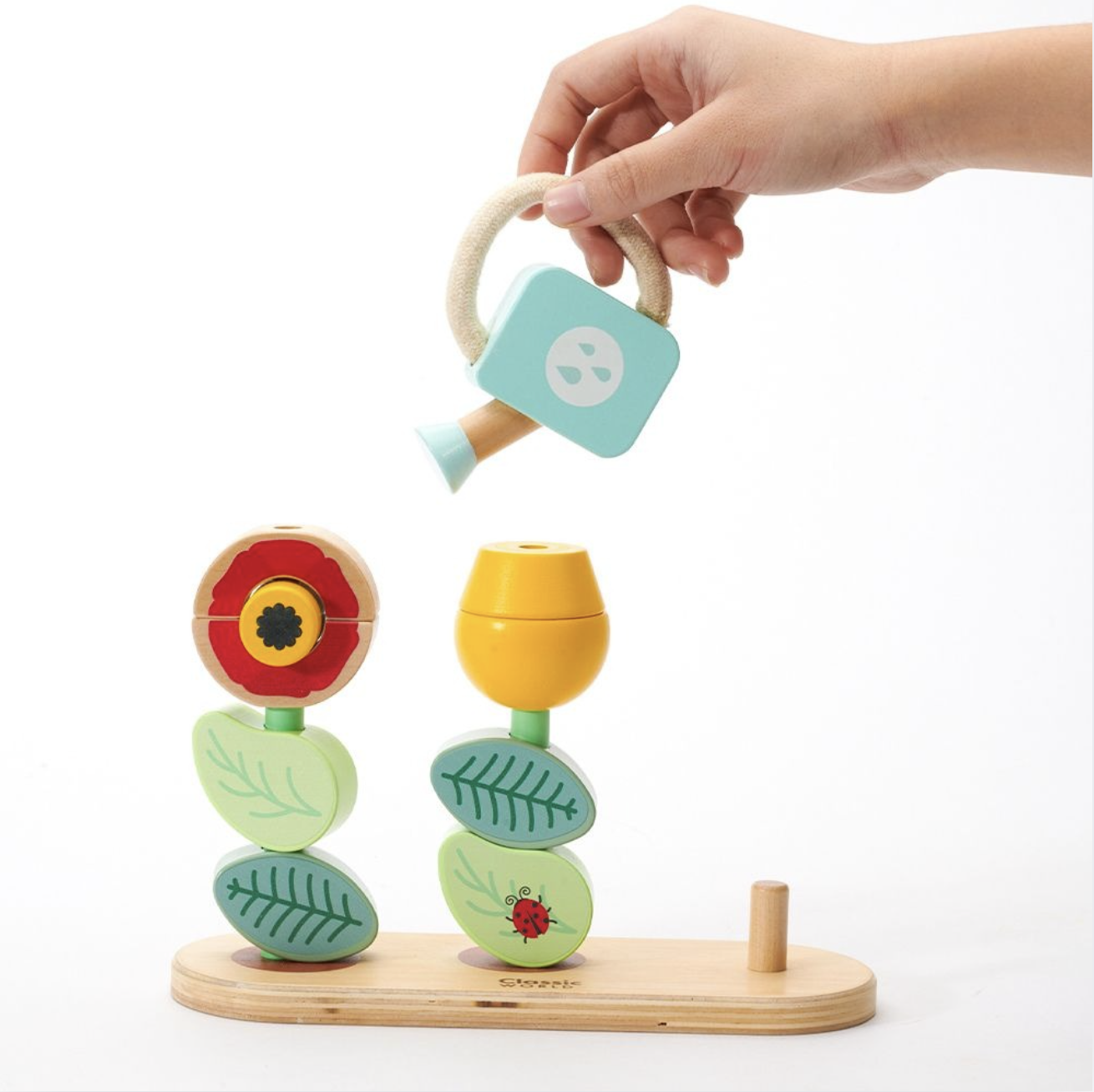 11-Piece Toddler Flower Garden Stacking Toy