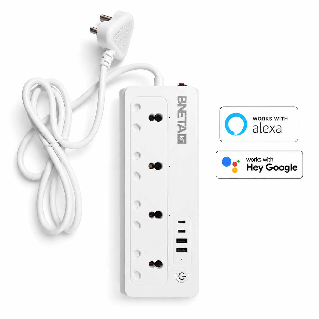 1.5m Smart Wi-Fi Multiport Power Strip