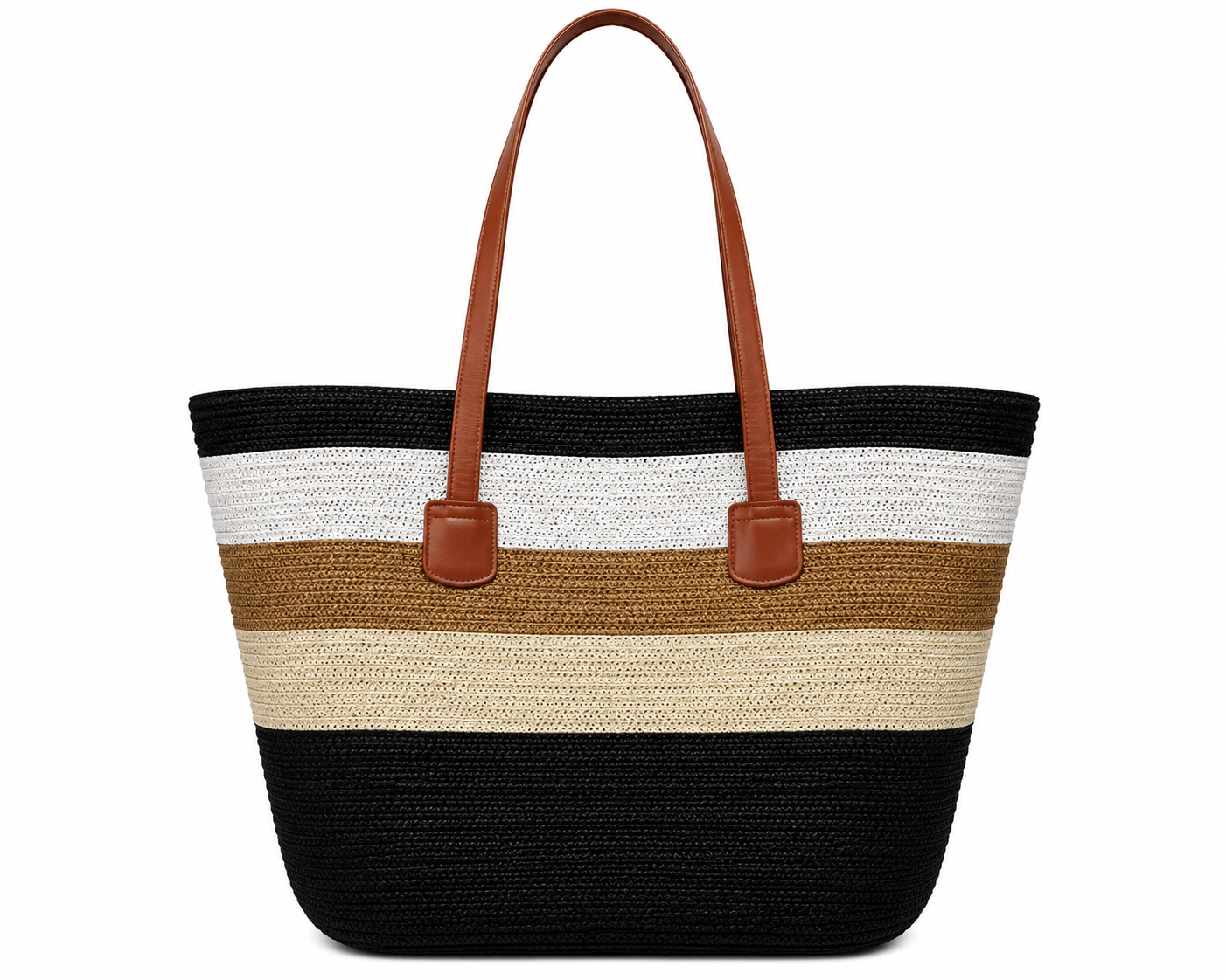 Ladies Mandy Striped Woven Bag