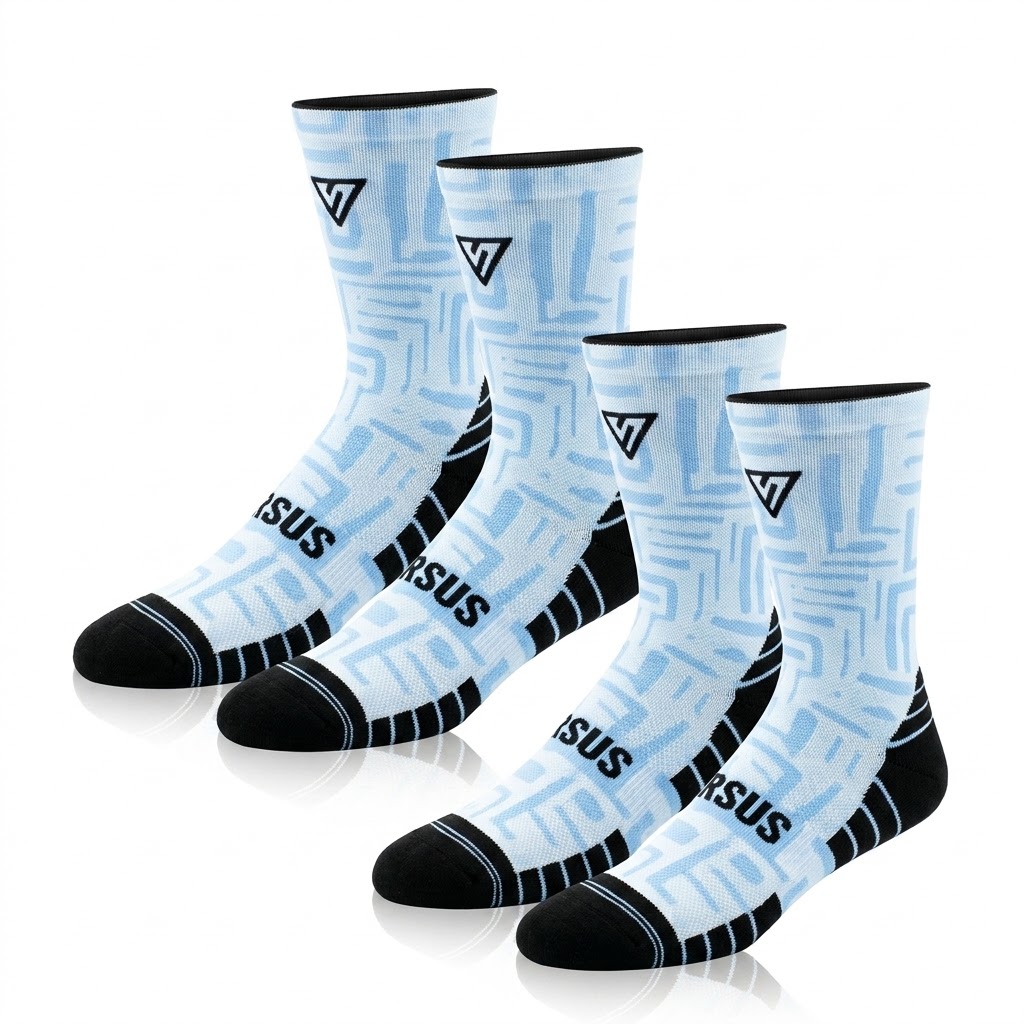 2x Pairs of Unisex Wisp Active Crew Socks