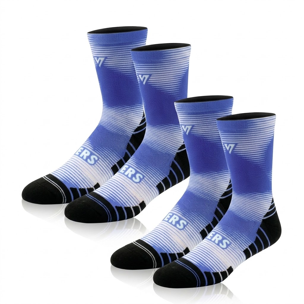 2x Pairs of Unisex Vapour Active Crew Socks